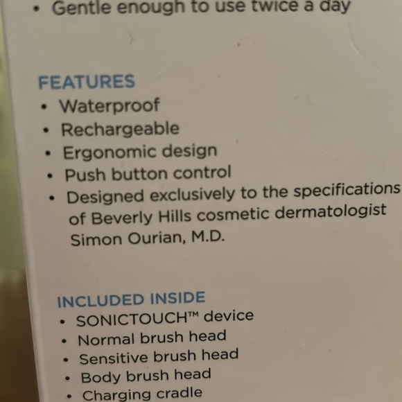 NEW NEVER USED EPIONE BEVERLY HILLS SONIC TOUCH CLEANSING SYSTEM - Picture 6 of 10